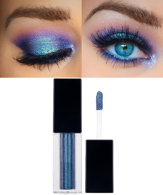 BLUEMERMAID DEEP PIGMENT EYE MAKEUP BLUE LIQUID SHIMMER EYE SHADOW 4 g(BLUE)