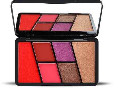 Cutie Beauty Ultimate Pigmented 6 Colours Eyeshadow Palette Long Wearing and Easily Blend 15 g(BRONZE)