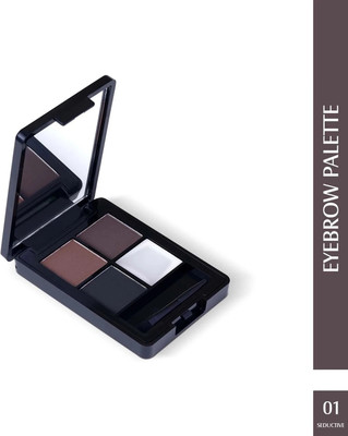 Glam21 Cosmetics 4-in-1 Eyebrow Palette Micro Pigments, Smudge Proof, Longlasting Eye Make-up Kit 9 g(SEDUCTIVE)