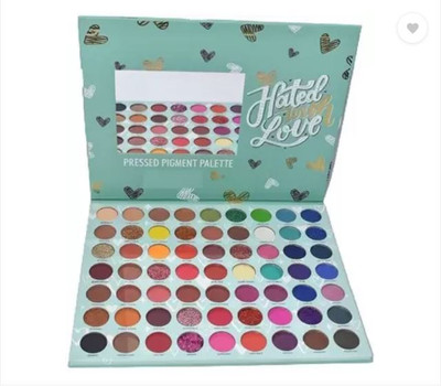 FROSTED COSMETIC 63 Color Shimmery Eyeshadow Palette Multicolor Long Lasting for Wedding & Bridal 1 ml(Multicolor)