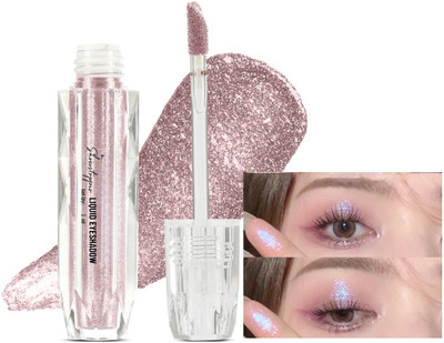 DARVING Single Shade Metallic Pigmented Color Liquid Eyeshadow 2 ml(Moon Pink)