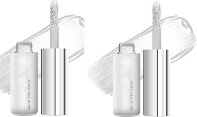 Emijun Waterproof Liquid Eye shadow Quick-drying 14 g(Silver)