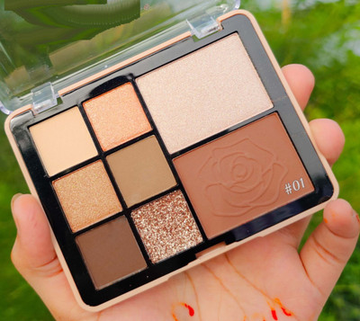 REIMICHI Best Matte Eyeshadow Palette Long Lasting Waterproof Smokey Brown 13.5 g(Multi color)