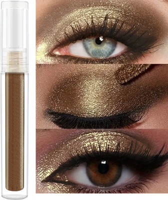 WOONGMI Best Water Proof Smudge Proof Shimmer Glitter Liquid Eyeshadow 5 ml(Bright)
