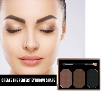 Emijun Eyebrow Drawing Palette to Shape, Filling and Outlining 9 g(MULTI COLOR)
