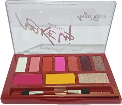 WECHARMERZ Makeup Palette Pigmented Eyeshadow with Highlighter Blusher 10 g(Shade-02)