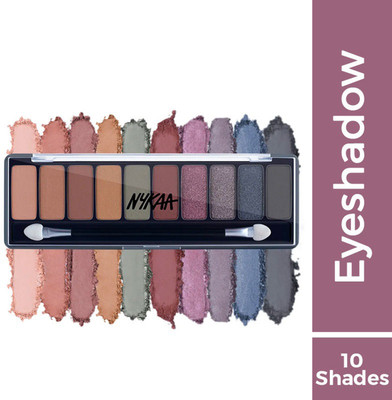 NYKAA Eyes On Me 10-in-1 Eyeshadow Palette Tinsel Twilight(12g) 12 g(Tinsel Twilight)