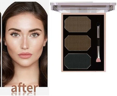 AFARAXIA Natual Looking Brows | Rich Color Eye Powder Kit | Long-Lasting waterproof 9 g(multi colour)
