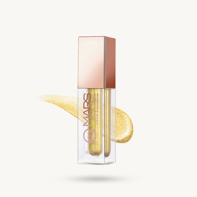MARS Long Lasting Liquid Glitter Eyeshadow Gold Beam 5.5 ml(Shade-02)
