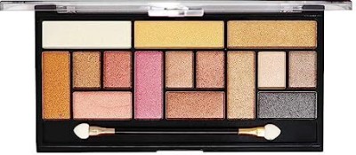 INDIANA HUDA Fantasy HD Pro Looks Eyeshadow and Highlighter Makeup Palette 26.6 g(MATTE AND SHIMMER SHADES, HIGHLY BLENDABLE, HIGH PIGMENTATION,MULTICOLOR)