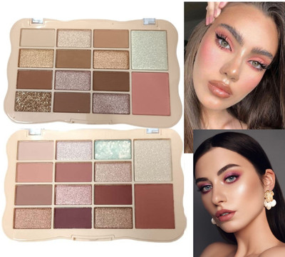 Latixmat 24 Eyeshadow 2 Highlighter 2 Blusher 48 g(Multi-color)