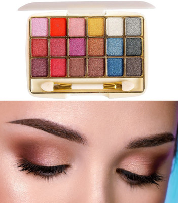 SEUNG 18 Pigmented colors Eye shadow Palette || Long wearing 16 g(MULTICOIOR)