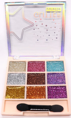 Yuency Best Shimmer And Shine Diamond Eyeshadow Pressed Powder Palette 18 g(MULTICOLOR)