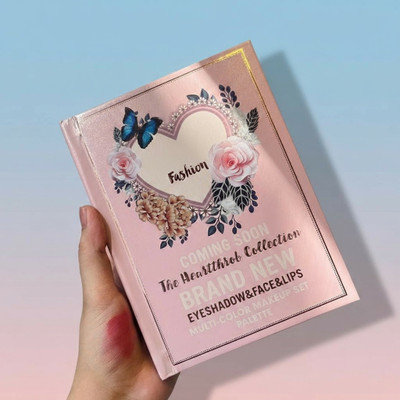 Gleam Soul Vibrant Full Face Makeup Palette Book with Long Lasting Shades For Daily Makeup 450 g(Multi colour)