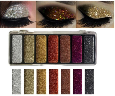 THTC Long Lasting Sparkling Pigments Glitter Eyeshadow 3.6 ml(7 COLOR)