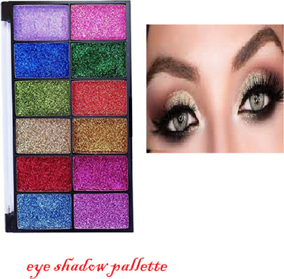 Luipui amazing eye shadow palette in shimmer pack of 1 10 g(multicolor)