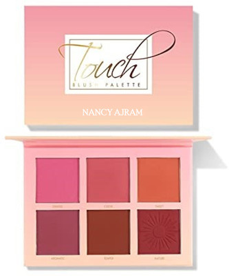 NANCY AJRAM 6-Color Blush Palette High-Quality Blush Collection(Multicolor)