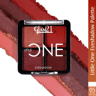Glam21 Cosmetics Little One Eyeshadow Palette Ultra Pigmented Longlasting Eye Make Up,Pocket Size 3.5 g(UNDER THE SUN)
