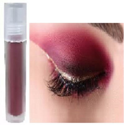 Luipui trending maroon eye shadow pack of 1 waterproof 7 ml(MAROON)