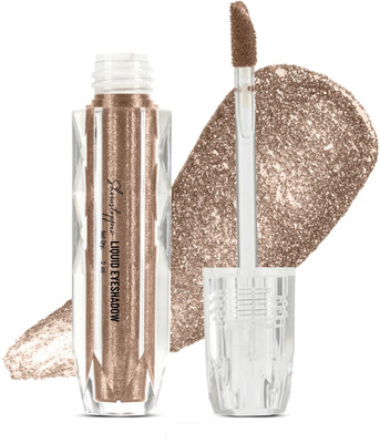 DARYUE Metallic Glow Liquid Eyeshadow | Bold & Shimmery Metallic Finish 2 ml(Oxidised Silver)