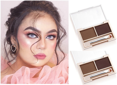 tanvi27 Eyebrow Palette Shape My Brow, Brows Powder Wax Cream, Eye Makeup Combo 5 ml(BROWN)