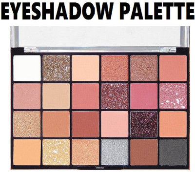 Neycare light weight color shade new 24 color shade eyeshadow palette pack of 1 18 g(multi color)