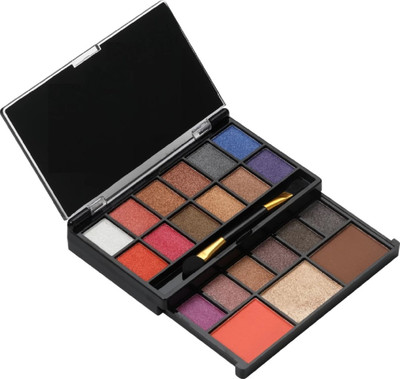 Facejewel 16 Eyeshadow + 1 Highlighter + 1 Blusher + 1 Compact 25 g(Multicolor)
