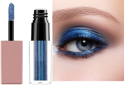 urbanfox Metallic Blue Sparkly Eyeliner, Liquid Shimmer & Blendable Eye Make-up 4 g(BLUE)