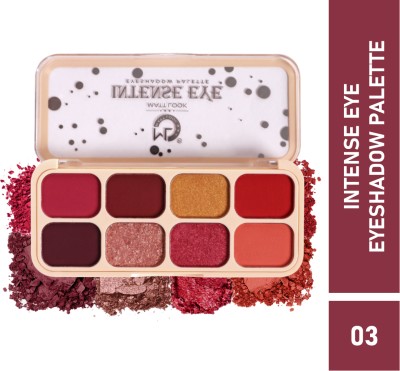 MATTLOOK Intense Eyeshadow Palette Waterproof High Pigment Easy to Blend Flawless Look-03 12 g(Mutlicolor-03)