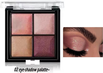 HUZURLU Professional Palette Shimmer Matte Eye Shadow Long Lasting Waterproof Pigment 12 g(MULTI)