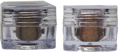 Veoni Belle Losse Glitter Powder Eyeshadow - Antique Gold & Copper 5g 5 g(Multicolor)