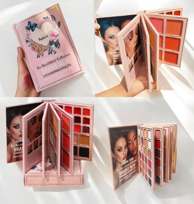 Winble 5-in-1 Foldable Makeup Palette | All-in-One Makeup Book for All Skin Tones 96 ml(multicolor)