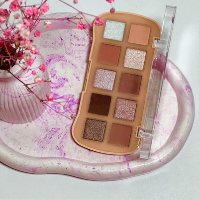 ADJD 10 color highlighter shadow palette 15.5 g(MULTI COLOUR)