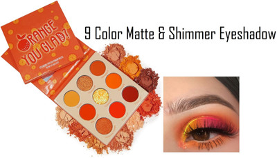 Libline 9 Colors Daily party sparkling matte shimmer Eye Shadow Palette 9 g(MUTICOLOR)