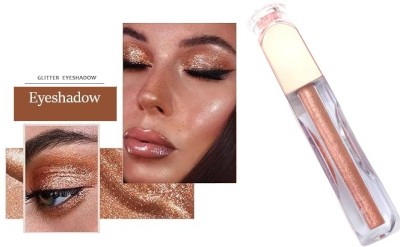 Sheny Long Lasting Liquid Glitter Eye shadow Golden 5 ml(golden)