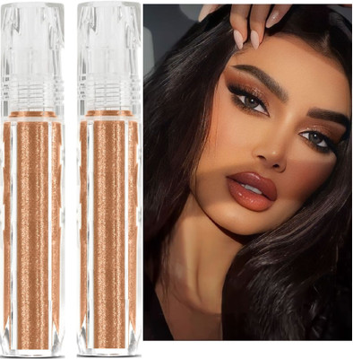 AFARAXIA Metallic Liquid Eyeshadow Non-Transfer 10 g(Shimmer copper)