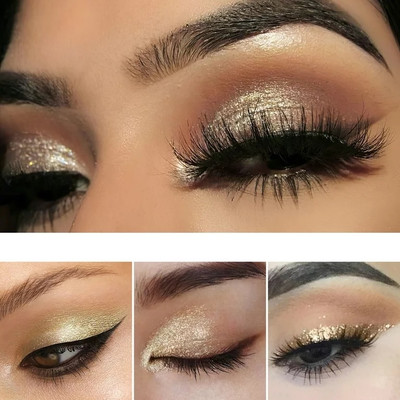 tanvi27 Metallic Liquid Eyeshadow Highly Pigmented Eyeshadow 4 g(light gold)