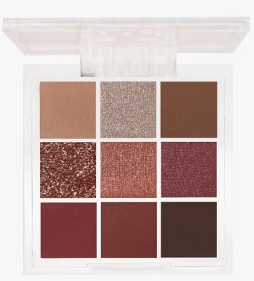 ADJD 9 Highly Blendable Eyeshadow Palette Shades, Sheer Finish 13.5 g(MULTI COLOR)