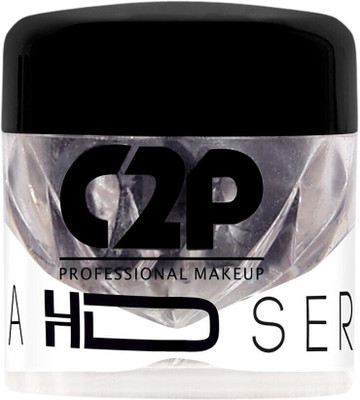 C2P Professional Makeup Eyeshadow HD Loose Precious Pigment with Metallic Effect for Eyes & Body Makeup 2 g(Black Diamond 241)