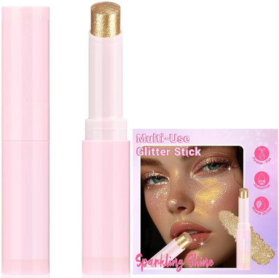GABBU Gold Eyeshadow Crayon Stick Ultra Pigmented Longlasting Eye Make Up For Girls 3 g(Gold)
