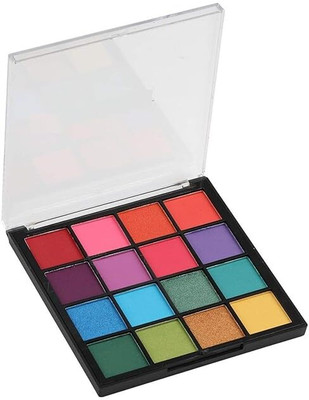YELGO 16 Colour Neon Eyeshadow Palette | Multicolor | Matte Finish | Shadow Palette 16 g(Multicolor)