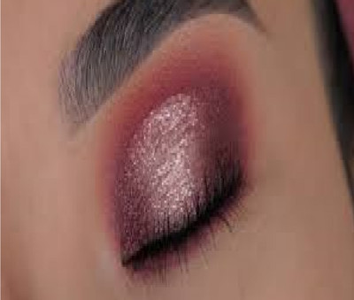 Luipui latest silver eye liner and maroon eye shadow pack of 2(1 Items in the set)
