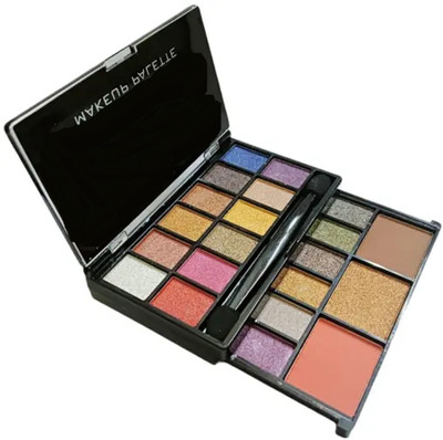 AFARAXIA 18 shade eyeshadow, 2 Highlighter, 1 Compact Powder Make-up Kits 50 g(muliti colour)