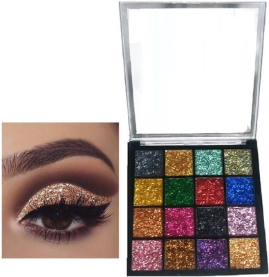 Neycare SOFT AND SMOOTH NEW SHIMMER GLITTER EYESHADOW PALETTE PACK OF 1 25 g(multi color)