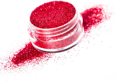 Luster Shine LOOSE GLITTER POWDER EYESHADOW FOR MULTI USE 2 g(RED)