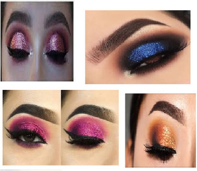 Luipui amazing long lasting eyeshadow 10 colors palatte for pretty eyes 12 g(multicolor)