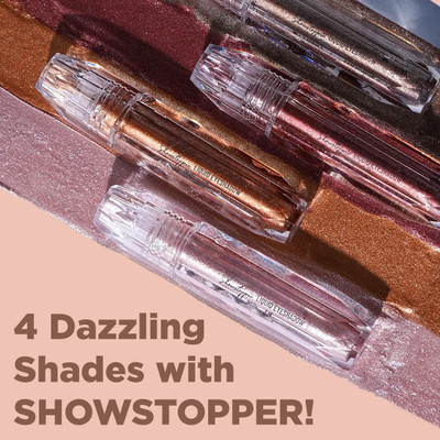 Arcanuy Smudge Proof Shimmer Glitter Liquid Eyeshadow 2 ml(Moon Pink)