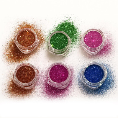 TTT New Multi Shades Eyes Makeup Glitter Powder 9 g(Green, Magenta, Blue, Rust, Rose Red, Brown)