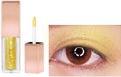 GABBU Metallic Liquid Eyeshadow Highly Pigmented Eyeshadow with Shimmer Finish 04 4 g(gold)