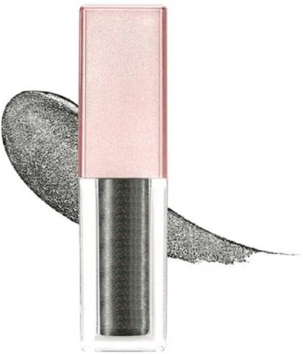 MYEONG Grey Liquid Glitter Eyeshadow, Sparkling Quick-Drying, And Glow Eye Shadow 4 ml(Grey)